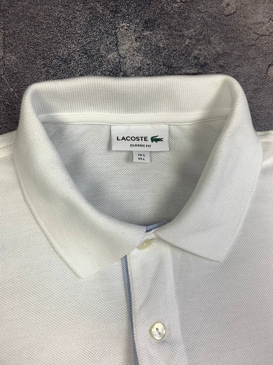 Lacoste Lacoste Men's Classic Fit White Polo Shirt Size L Size US L / EU 52-54 / 3 - 7 Thumbnail