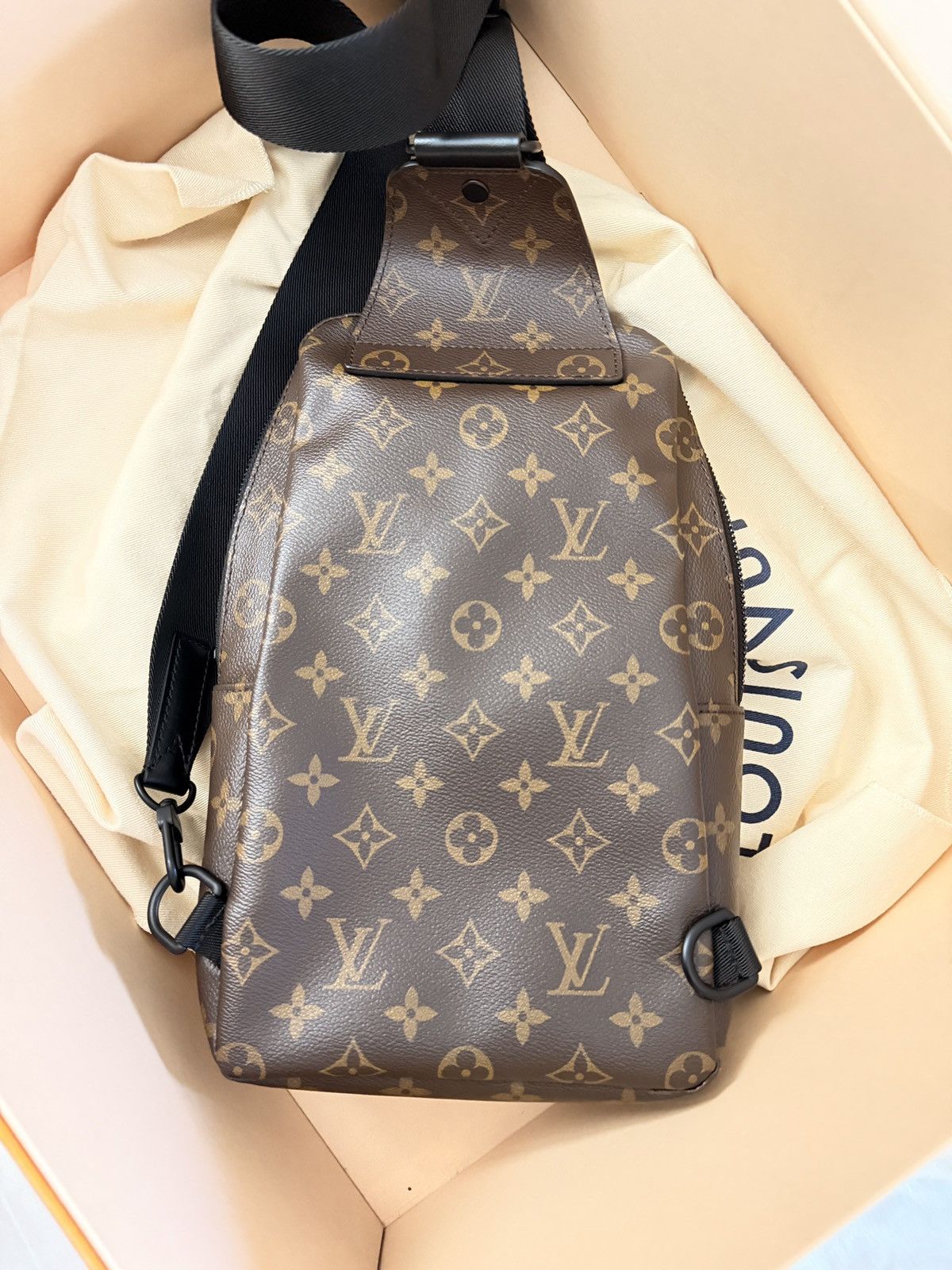 Louis Vuitton Vuitton Monogram Macassar Avenue Sling Bag M45897 Shoulder Size ONE SIZE - 2 Thumbnail