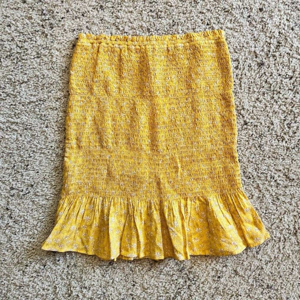 Hollister Hollister 2-Piece Matching Set Womens Size S/M Yellow Flora Size S / US 4 / IT 40 - 5 Thumbnail