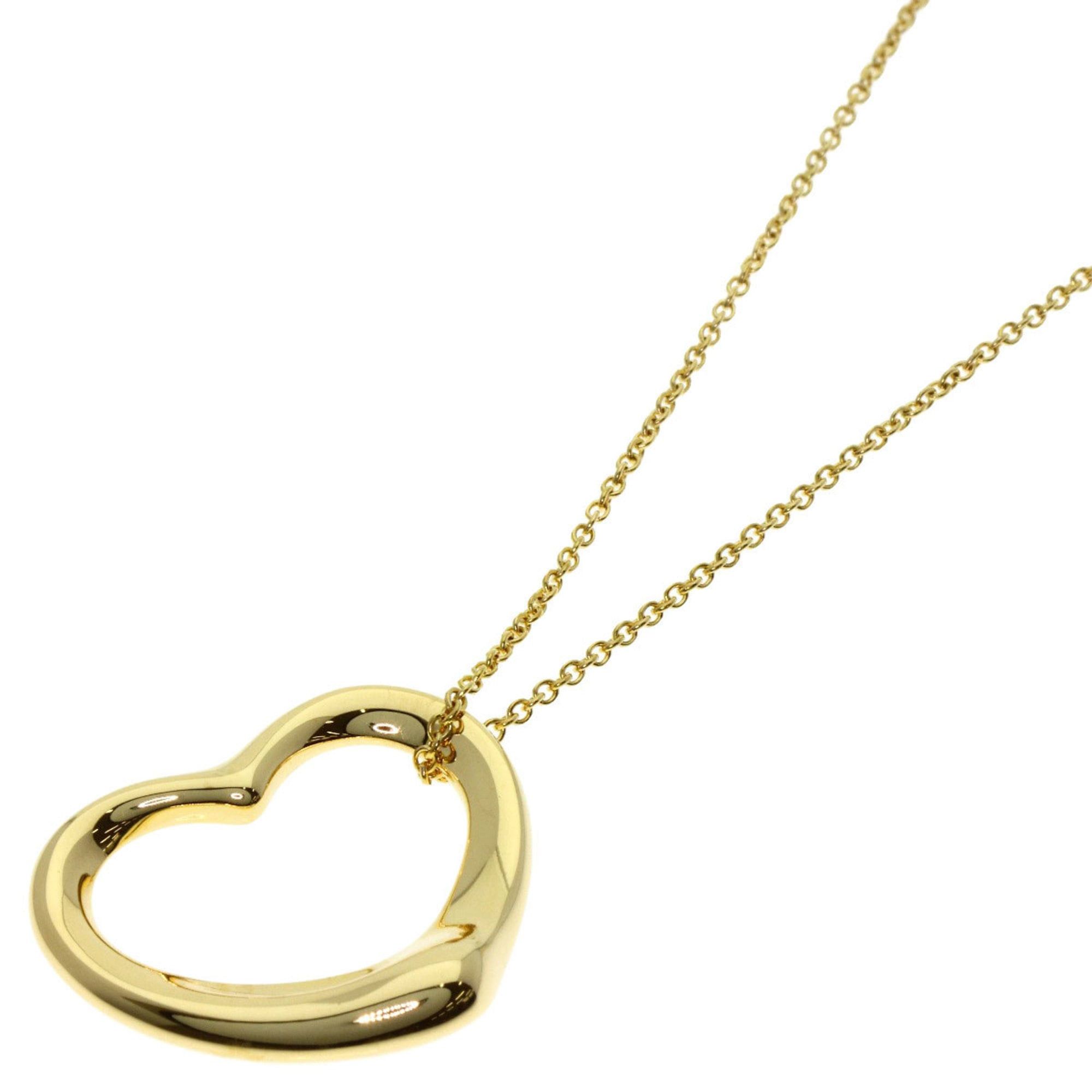 Tiffany & Co. Tiffany & Co. Open Heart Necklace, 18K Yellow Gold, Women's. Size ONE SIZE - 1 Thumbnail