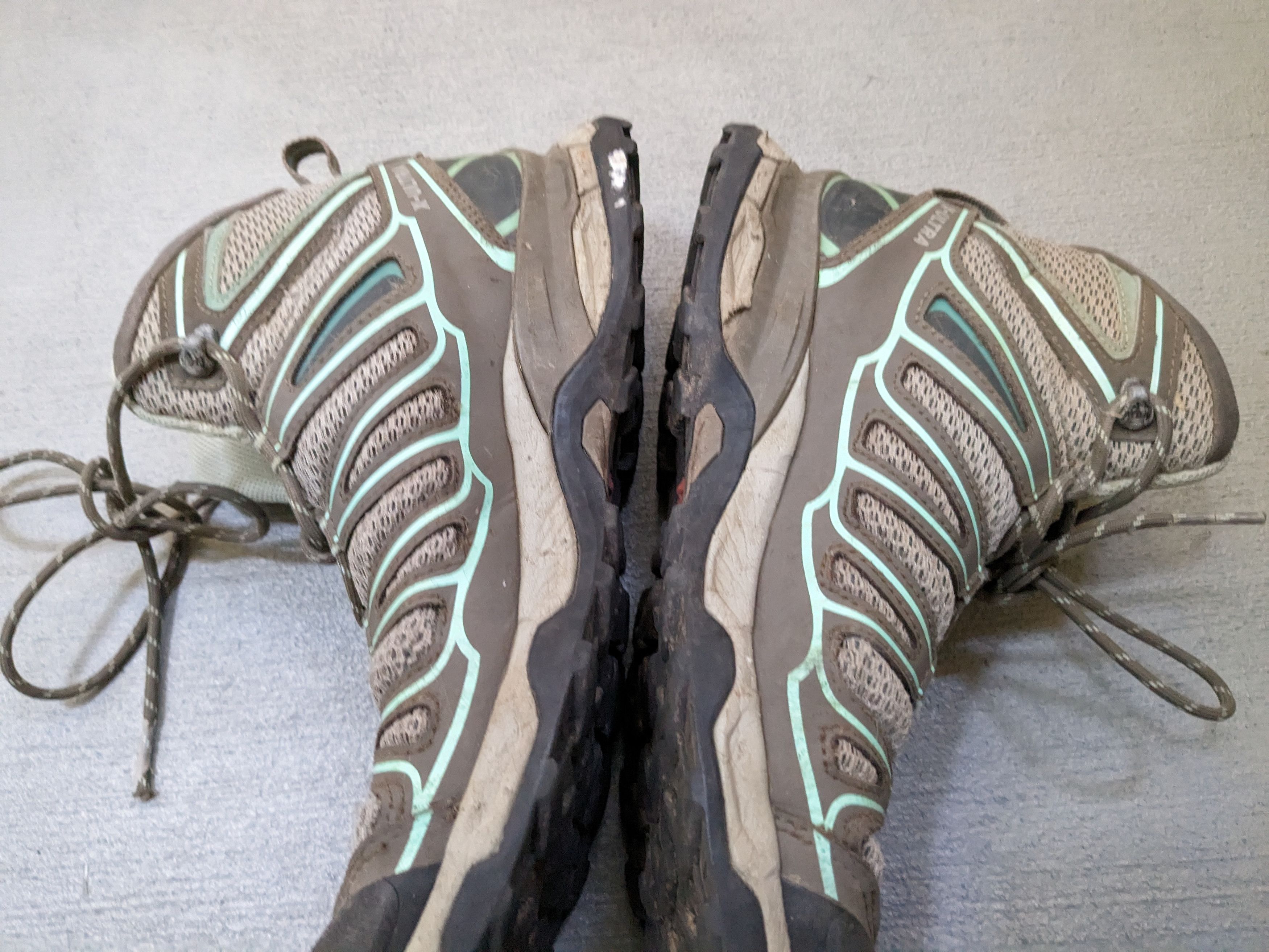Salomon Salomon X Ultra Hiking Boots 8.5 Gray Green Gore-tex Size US 8.5 / EU 41-42 - 10 Thumbnail