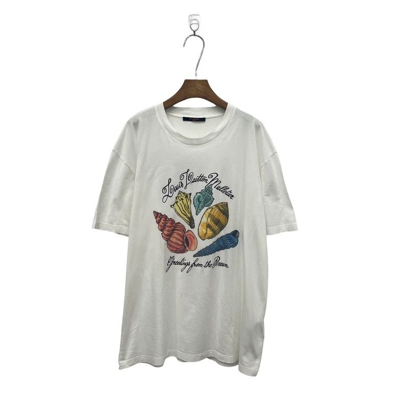 Louis Vuitton Louis Vuitton White monogrammed shell print short sleeves Size US XXL / EU 58 / 5 - 1 Thumbnail