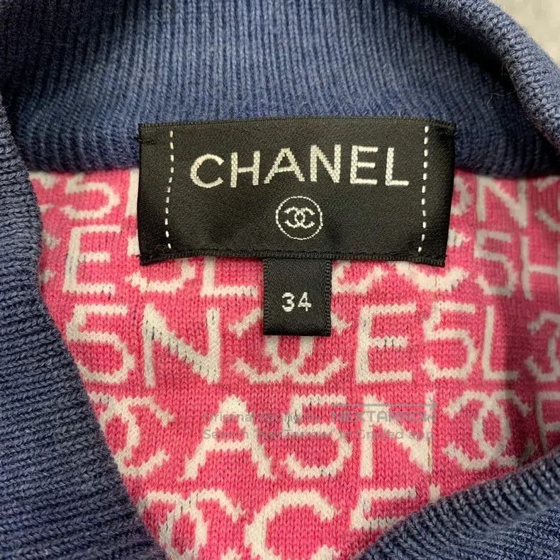 Chanel Chanel Diamond buckle denim stitching cotton jacket Size XXS / US 00 / IT 34 - 6 Thumbnail