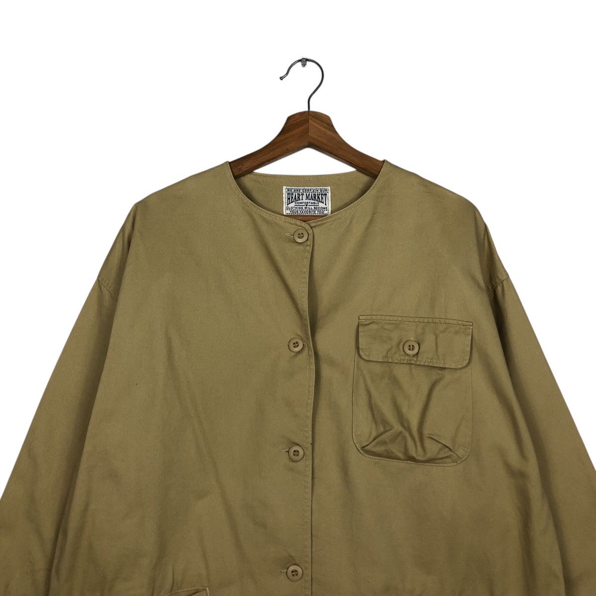Blue Blue Japan 📌Vintage Chore Worker Duck Canvas Jacket Heart Market Size US M / EU 48-50 / 2 - 4 Thumbnail