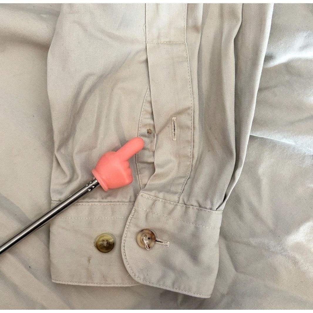 Structure Size L | STRUCTURE Men's Khaki Tan Heavy Weight Cotton Shirt Size US L / EU 52-54 / 3 - 8 Thumbnail
