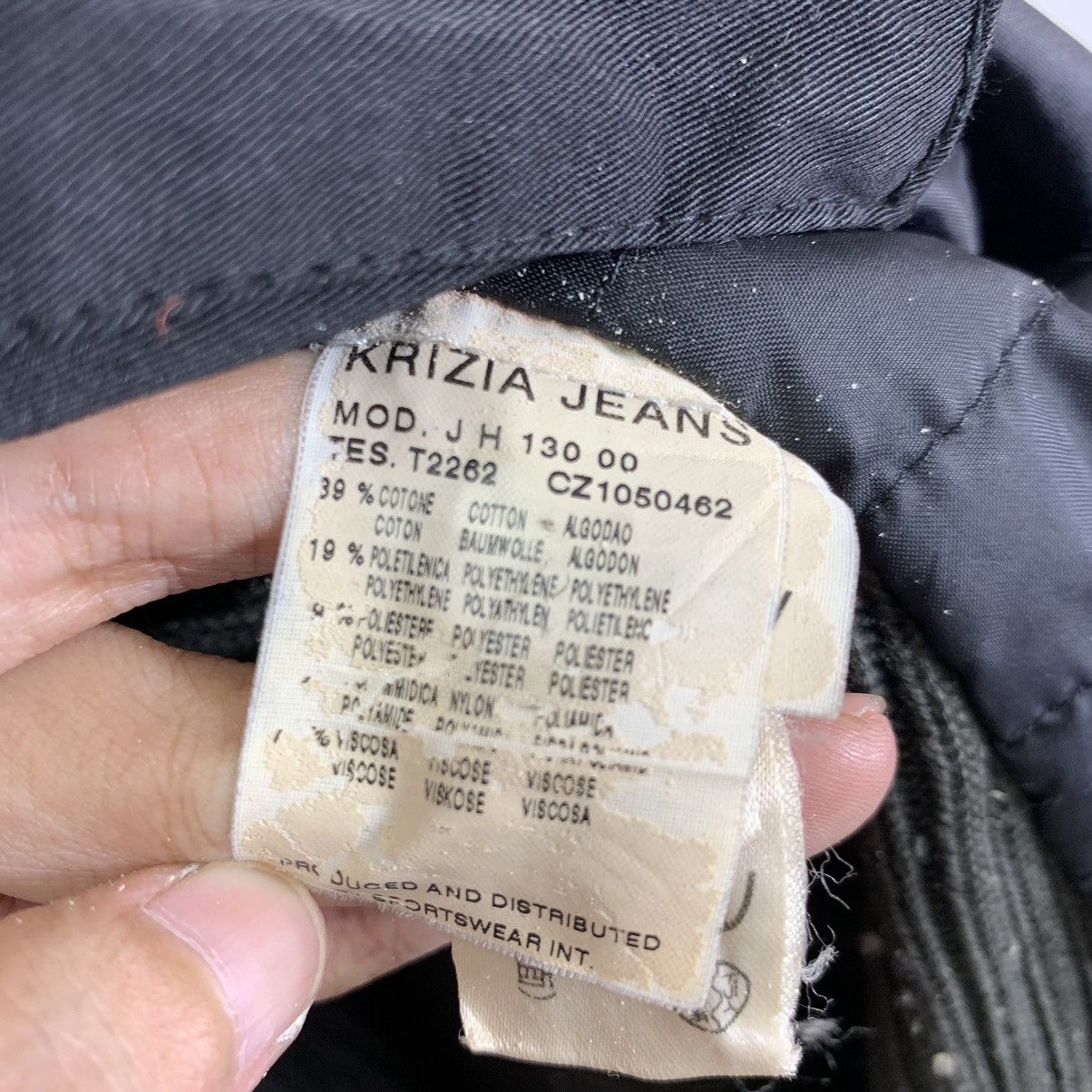 Vintage Vintage Krizia Jeans Sherpa Jacket Size US S / EU 44-46 / 1 - 7 Thumbnail