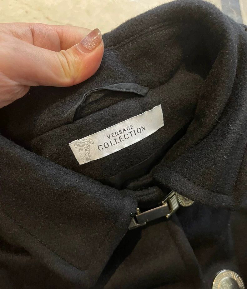Versace Cashmere cape coat
