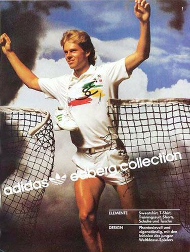 ウェア adidas Stefan Edberg Collection Shorts Adidas × Vintage Adidas Stefan Edberg Vintage 90s Tennis Retro