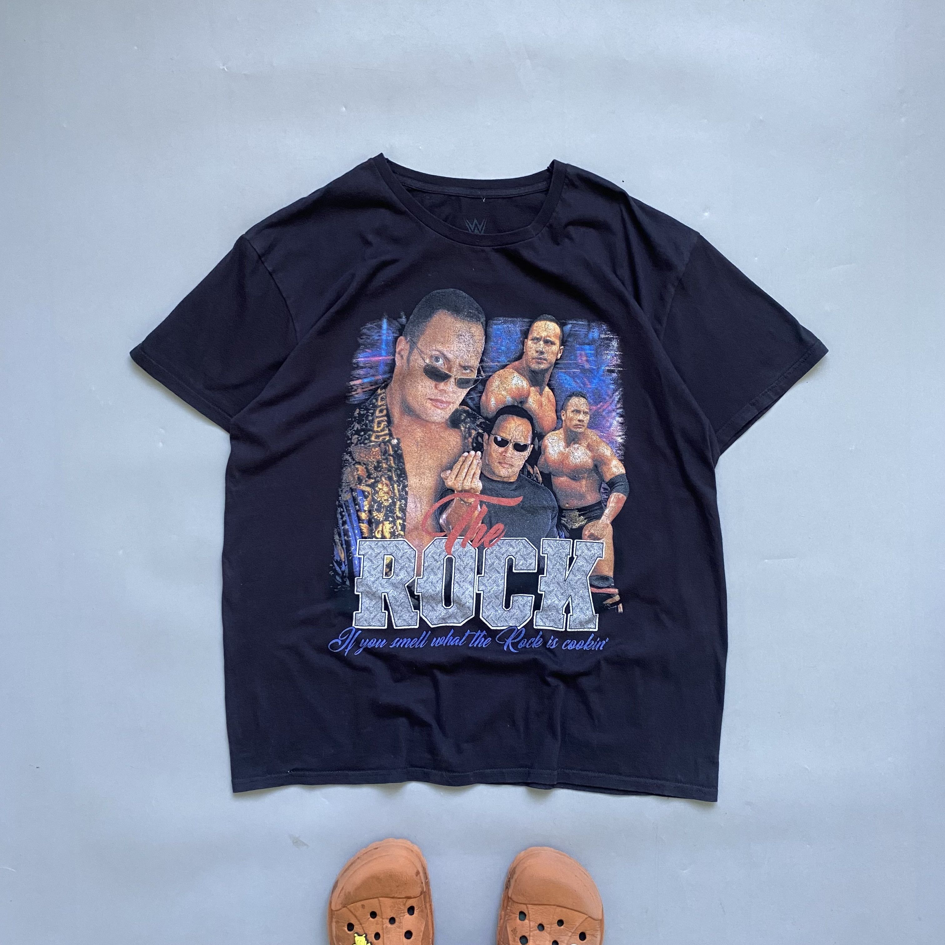 WWE WWE The ROCK promo tee Vintage style WWF CM punk Size US L / EU 52-54 / 3 - 1 Thumbnail