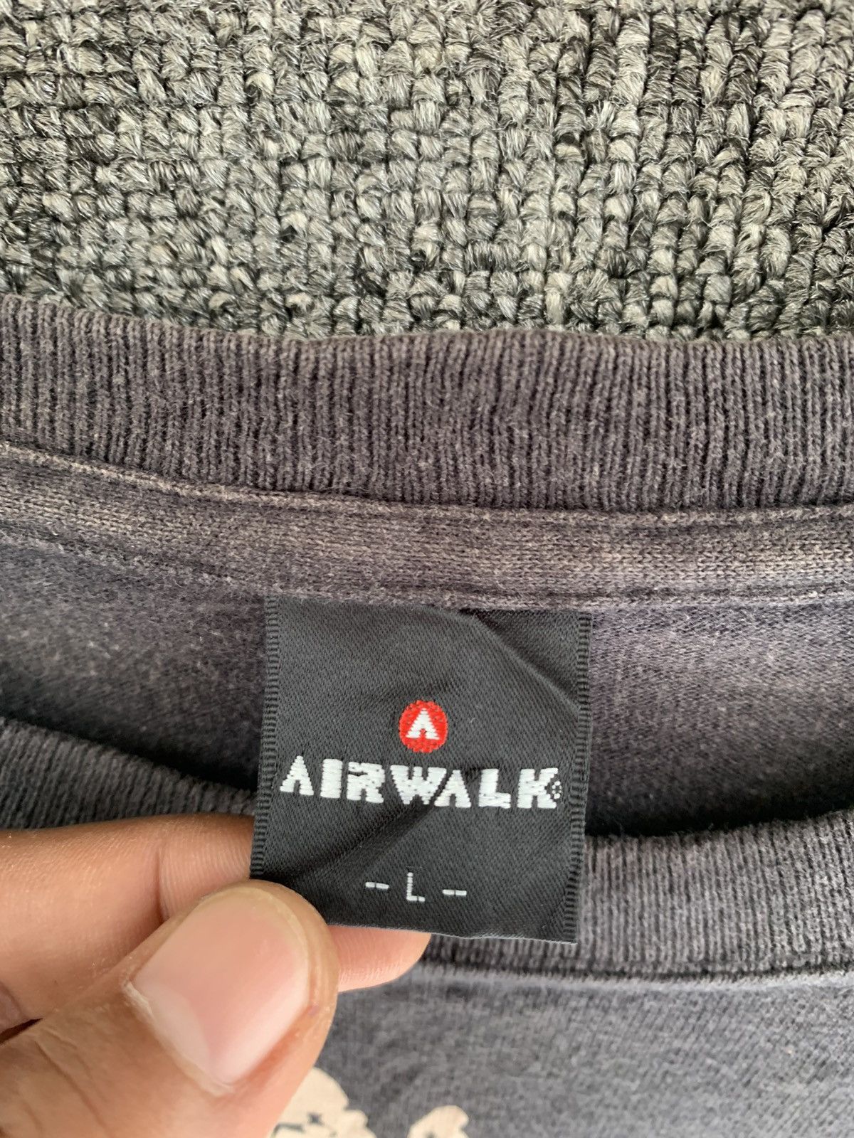Airwalk Airwalk Y2k Sick Gothic Black Long Sleeve Size US L / EU 52-54 / 3 - 4 Thumbnail