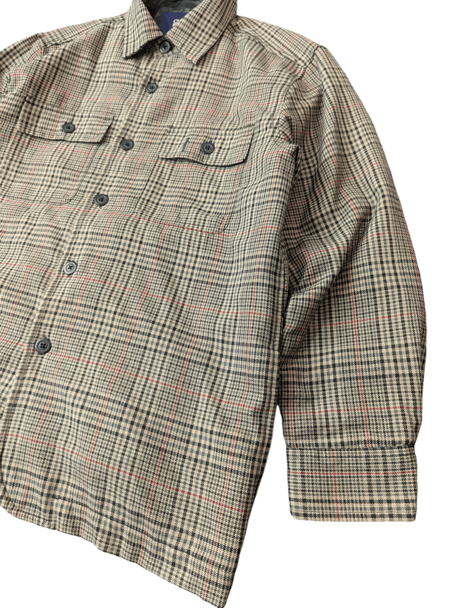 Japanese Brand Crew Checkered Quilted Overshirt Button Ups Jacket Size US L / EU 52-54 / 3 - 2 Thumbnail