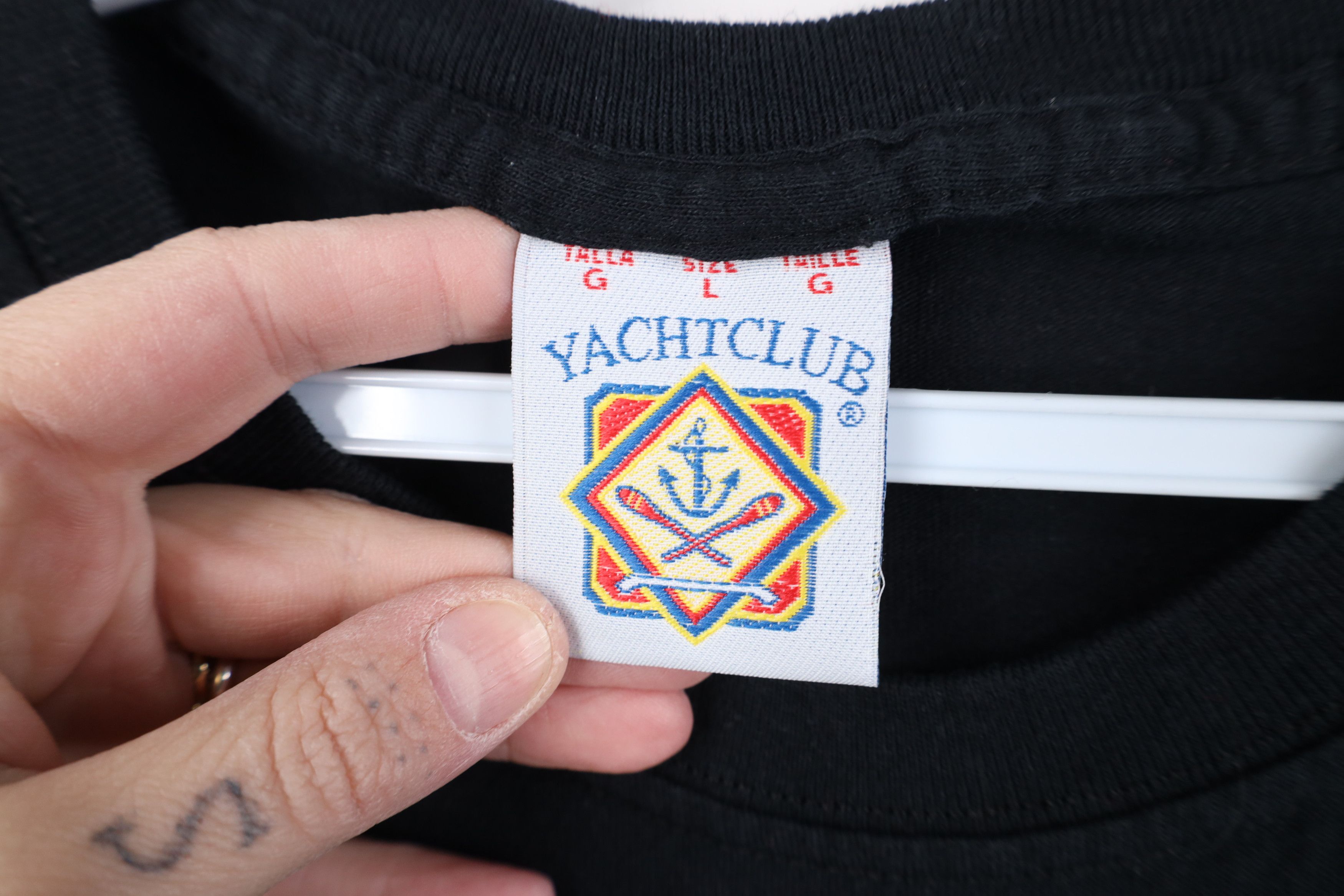 Vintage Vintage 90s Y2K Streetwear Lizard Long Sleeve T-Shirt Black Size US L / EU 52-54 / 3 - 6 Thumbnail