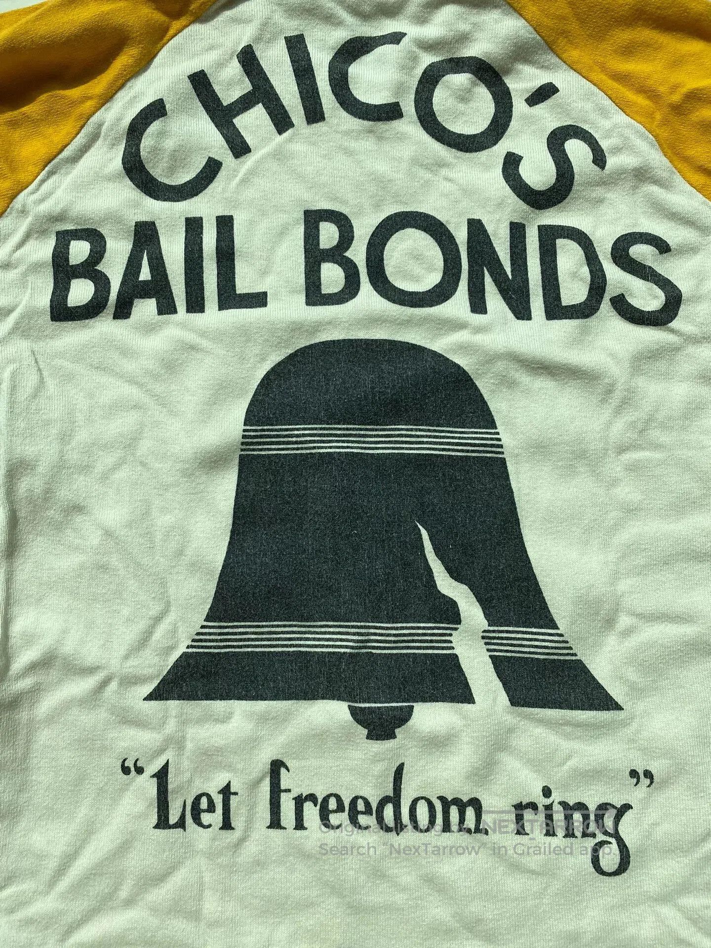 Freewheelers chico's bail bonds graphic long sleeve shirt. Size US M / EU 48-50 / 2 - 5 Thumbnail