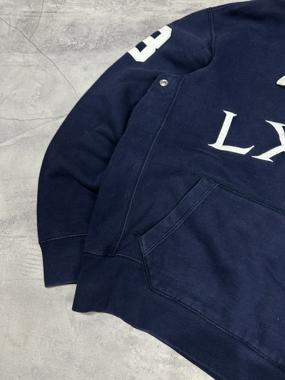 Polo Ralph Lauren Polo Ralph Lauren Hoodie SBlue Double Pony LXVII 3 Men's Size US M / EU 48-50 / 2 - 6 Thumbnail