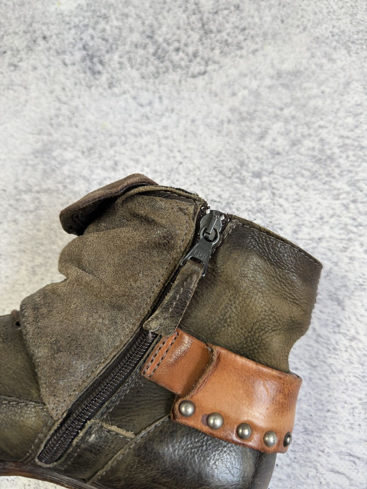 A.S.98 🔥A.S.98 Emerson Style Ankle Straps Vintage Western Boots Size US 7 / IT 37 - 6 Thumbnail