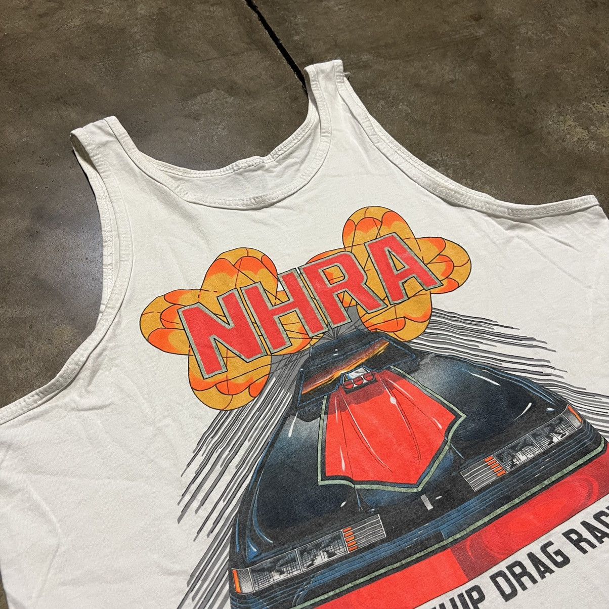 Vintage Vintage NHRA Championship Racing Tank Top Muscle Shirt 90s Size US L / EU 52-54 / 3 - 7 Thumbnail