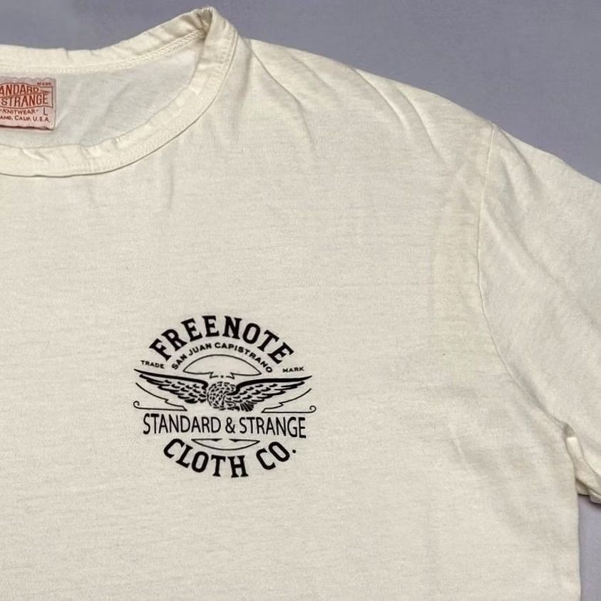 Vintage Standard & Strange Freenote Cloth Co Shirt Men's Large White Made in USA Short Sleeve Size US L / EU 52-54 / 3 - 2 Thumbnail