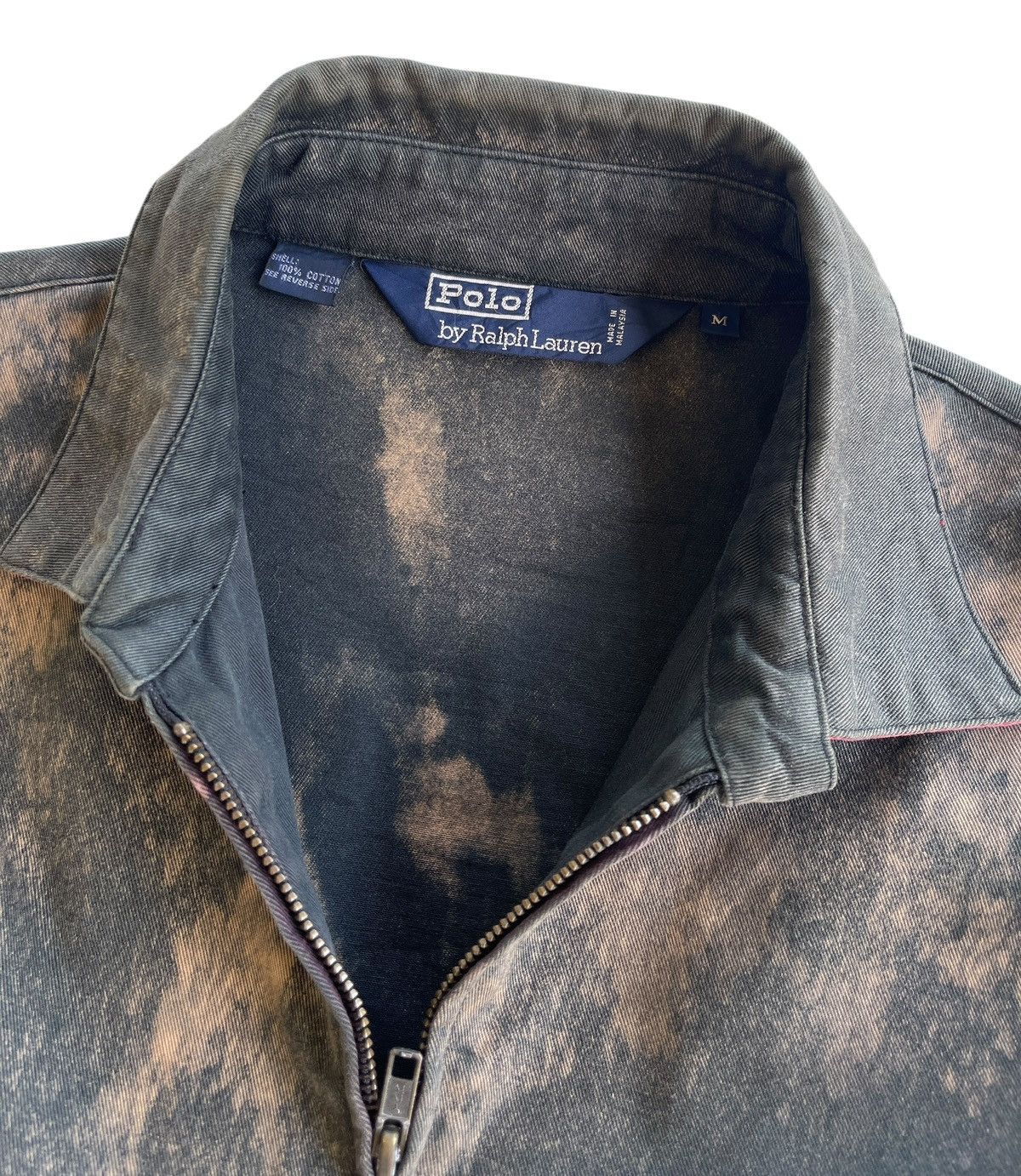 Polo Ralph Lauren Vintage 90s Polo RL Blouson Distressed Tie Dye Jacket Size US M / EU 48-50 / 2 - 6 Thumbnail