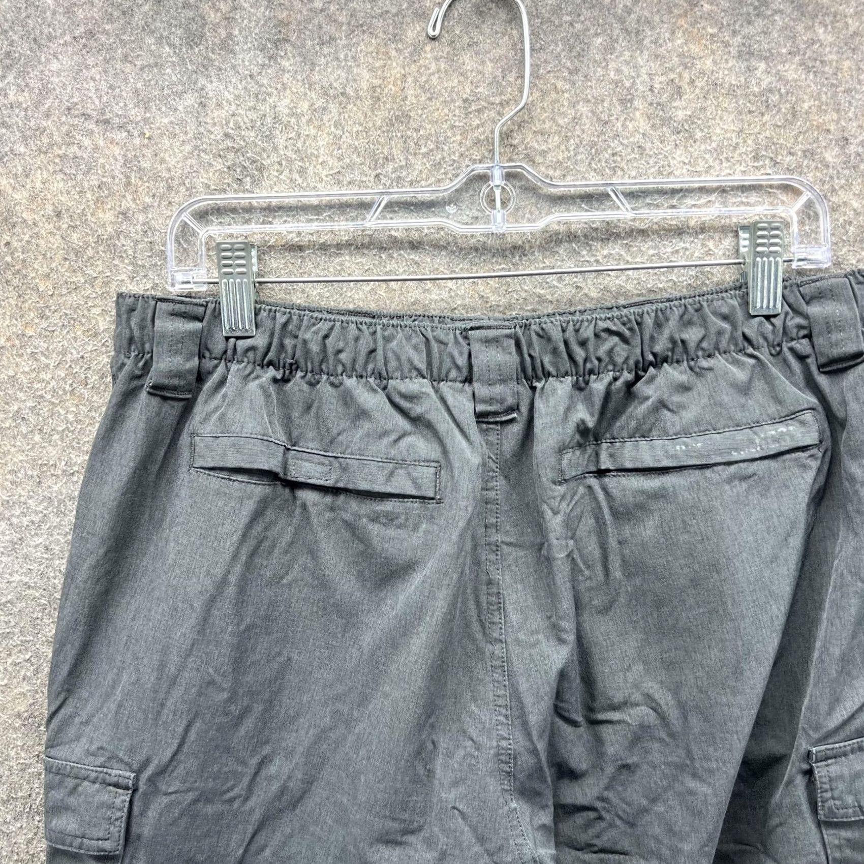 Vintage Reel Legends Pants Mens L Gray Convertible Cargo Nylon Hiking Fishing Pants Size US 33 - 7 Thumbnail