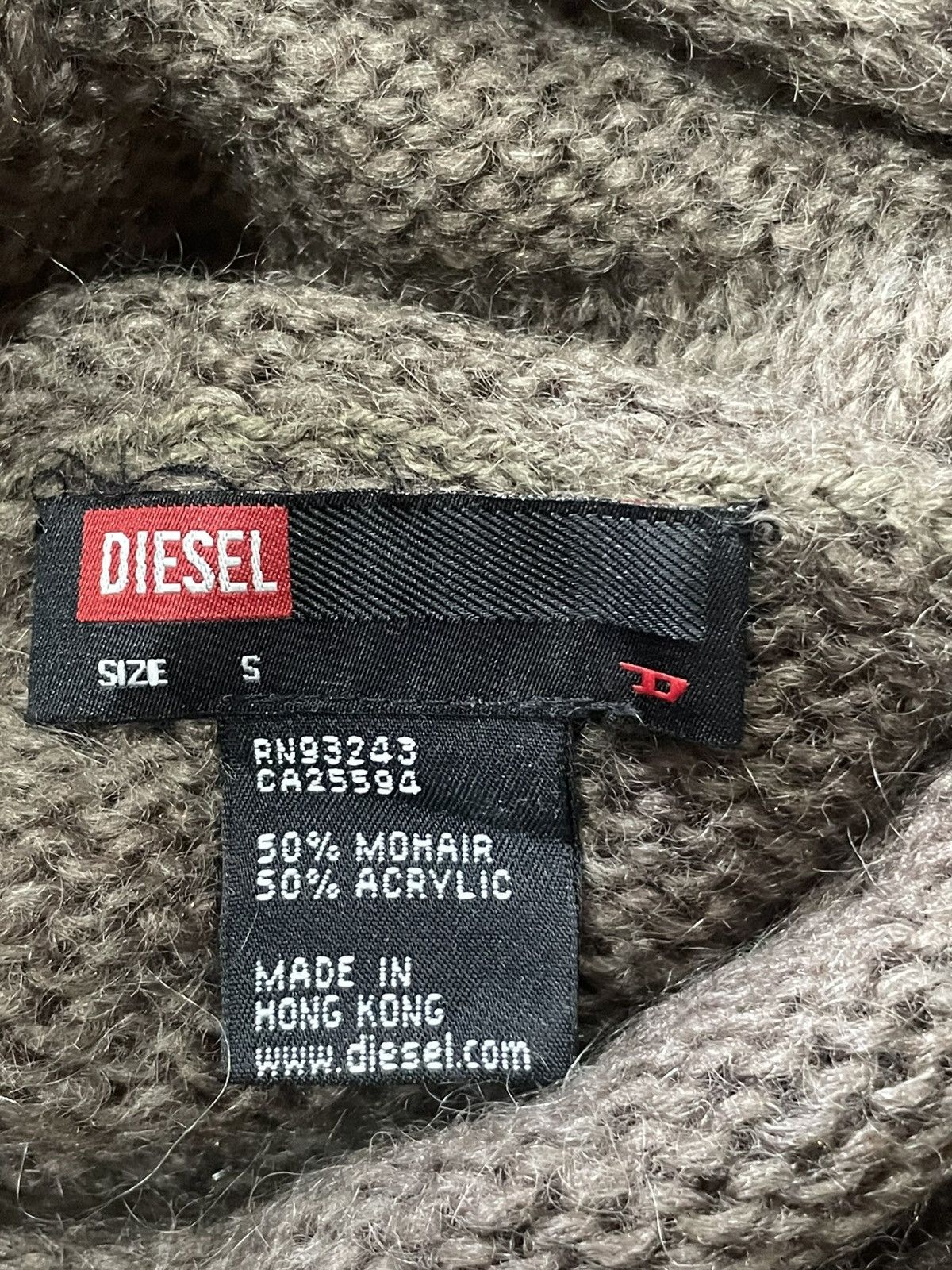 Diesel Diesel High Neck Sweatshirt Size S / US 4 / IT 40 - 3 Thumbnail
