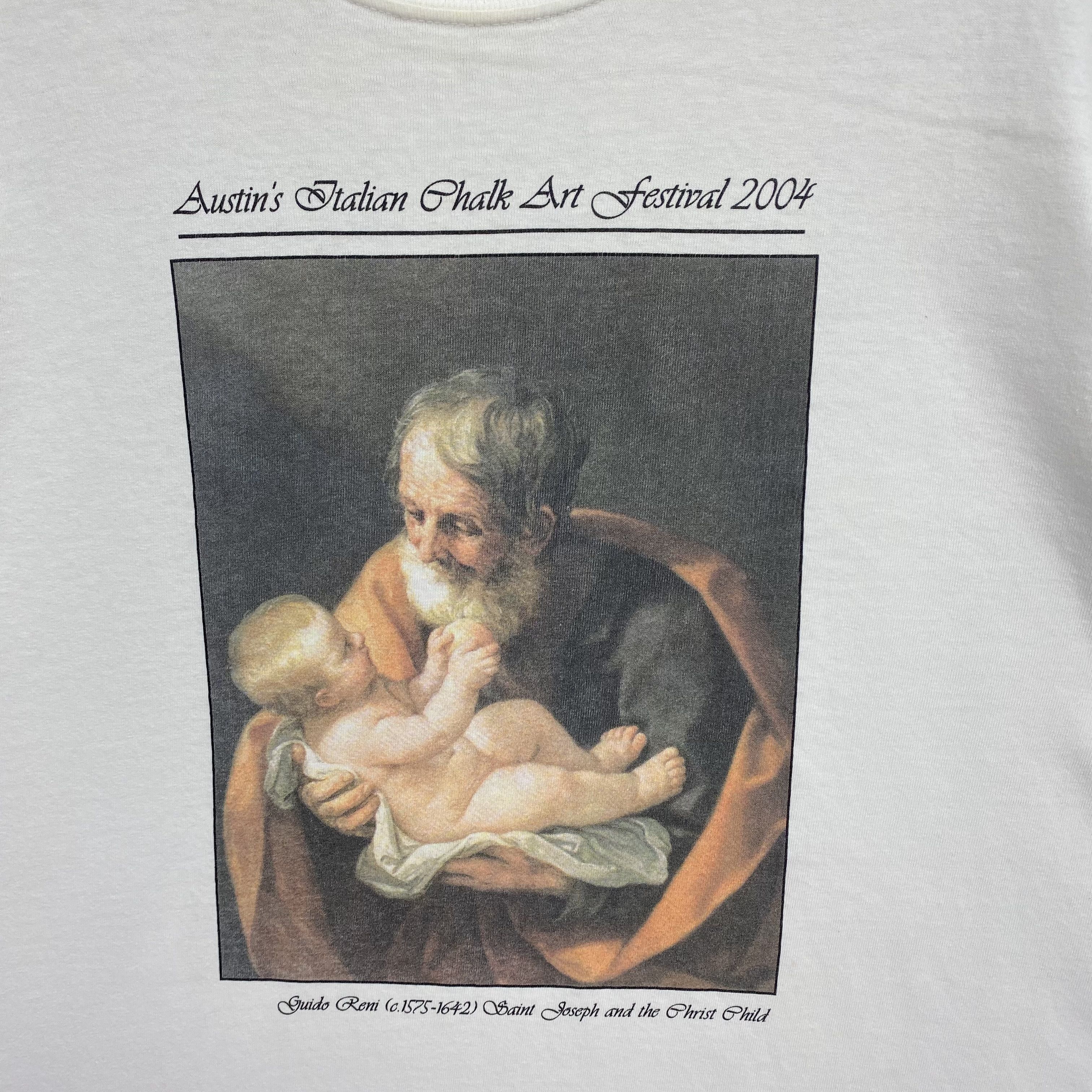 Art Comes First × Vintage Vintage Y2K Austin's Italian Chalk Art Festivals TShirts Tee Size US M / EU 48-50 / 2 - 3 Thumbnail
