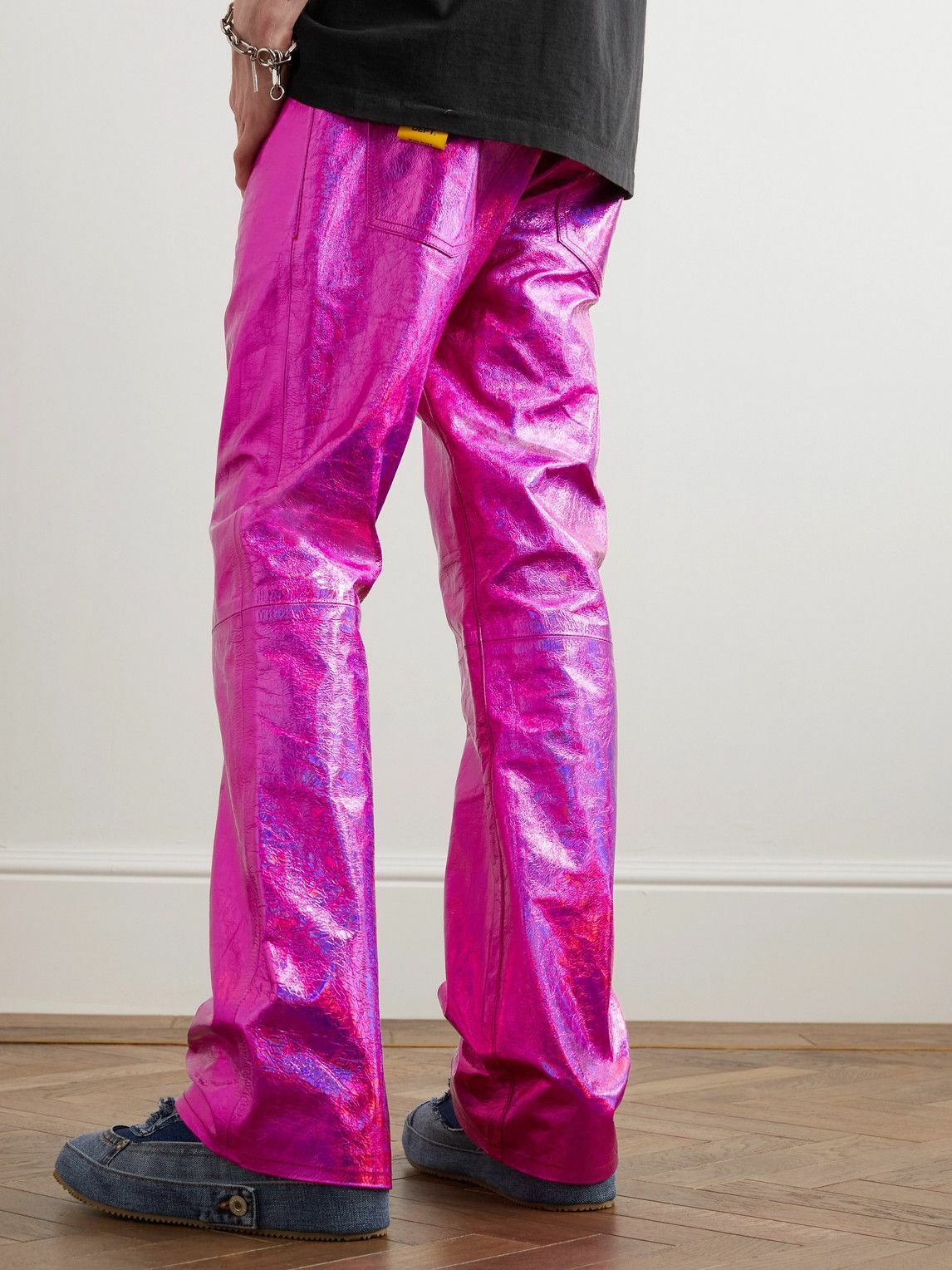 Gallery Dept. o1gr1nt0426 Logan Galactic Flare Pant in Fuchsia Size US 30 / EU 46 - 4 Thumbnail