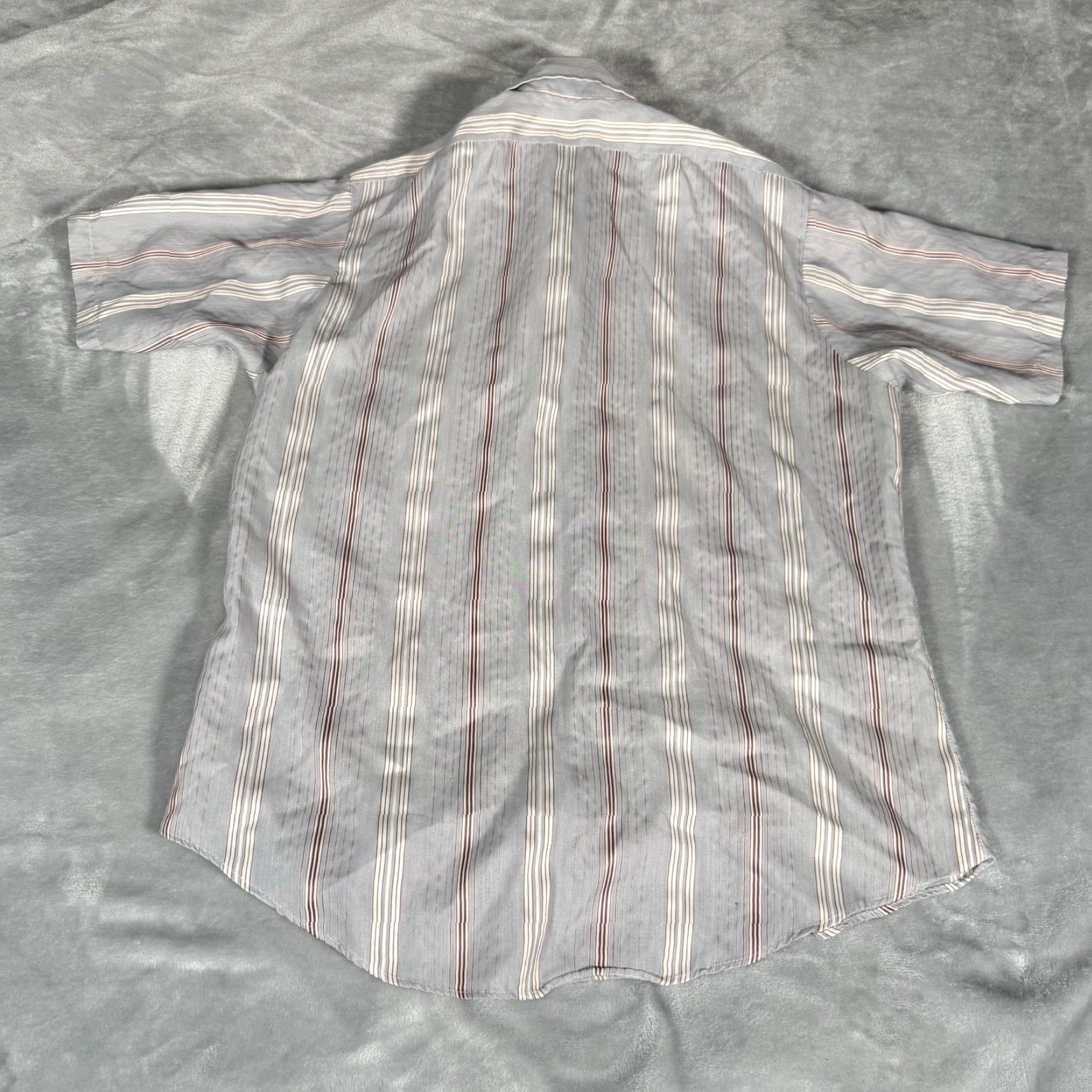 Vintage VINTAGE Colebrooke Permanent Press Striped Shirt Mens M Short Sleeve 70s Size US M / EU 48-50 / 2 - 7 Thumbnail