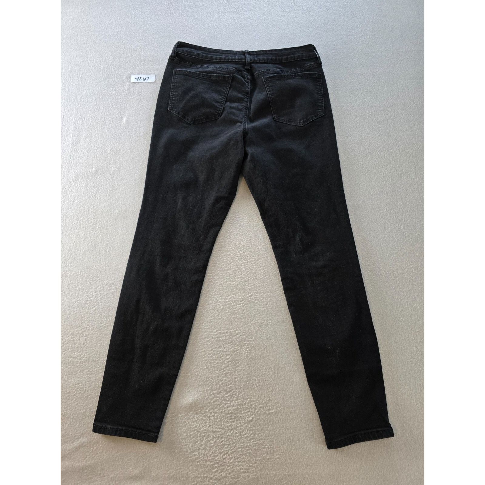 Other So Jeans Womens 15 Black Stretch Hish Rise Skinny Regular Size 32" / US 10 / IT 46 - 9 Thumbnail