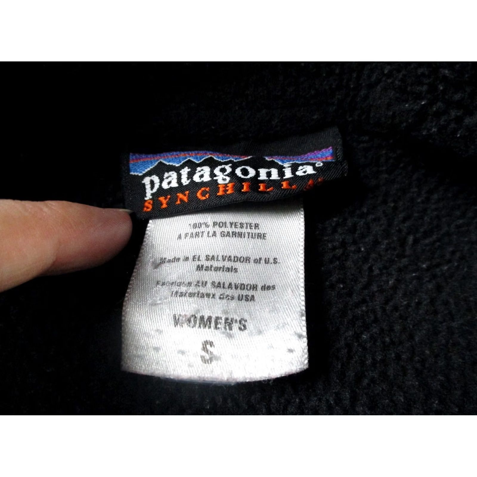 Patagonia Patagonia Jacket Women S Black Fleece 1/4 Zip Pockets Vintage Regular Size S Womens Jacket Black Fleece Patagonia 25740 Size S / US 4 / IT 40 - 6 Thumbnail