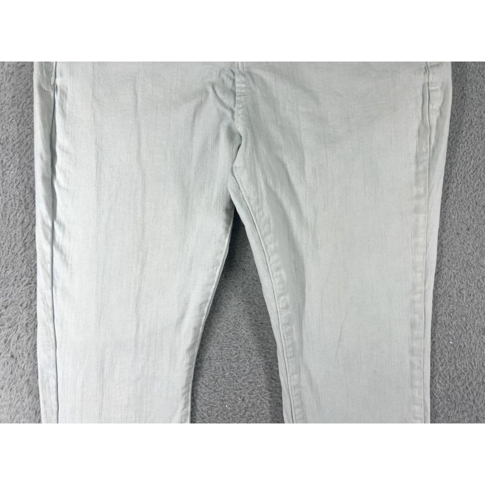 Vintage !IT Jeans Womens 14 Blue Denim Capri High Rise Skinny Cotton Blend Size 36" / US 14 / IT 50 - 6 Thumbnail