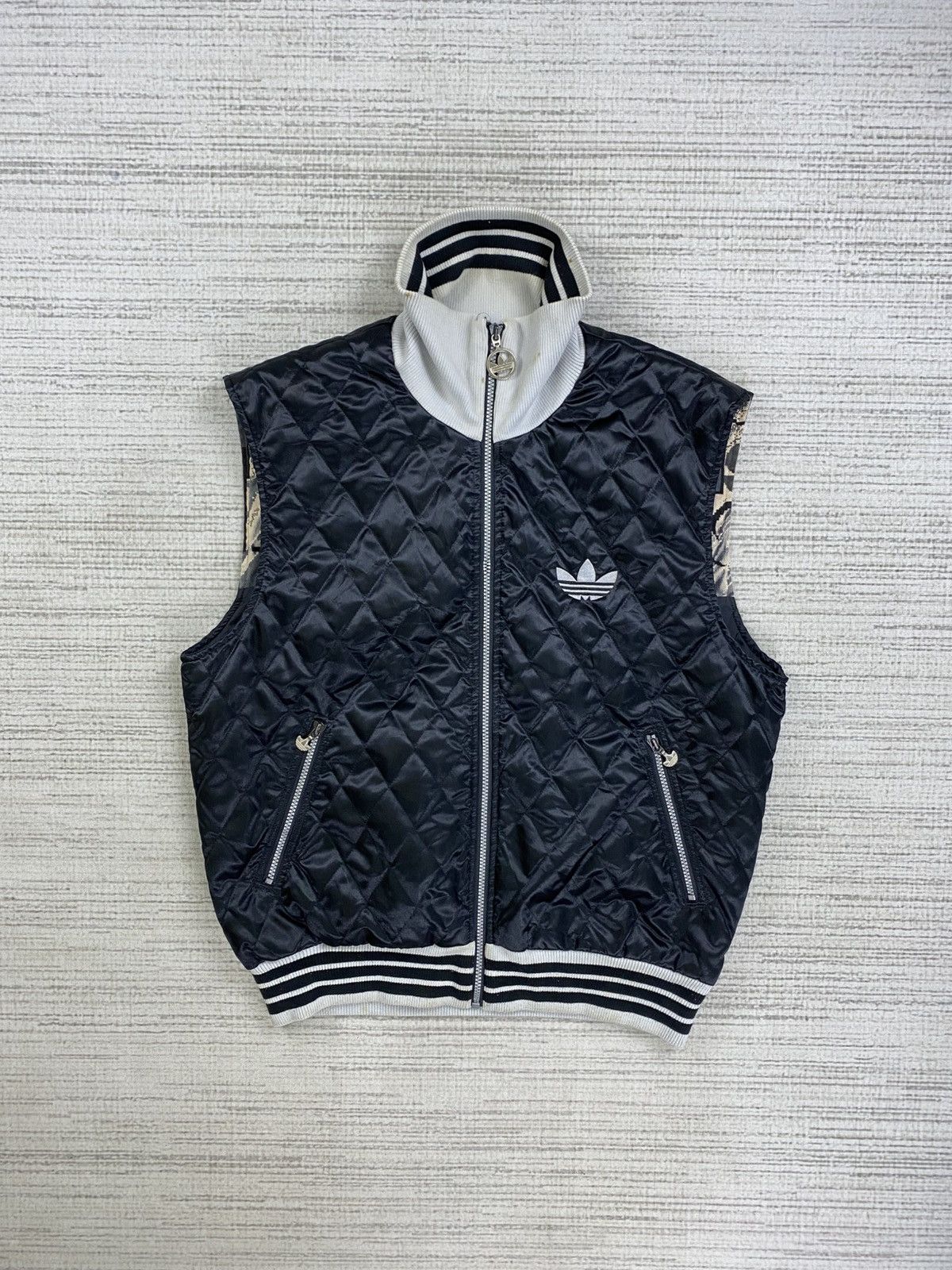 Adidas × Japanese Brand × Vintage Vintage 90s Adidas Trefoil Big Logo Vest Jacket Size US M / EU 48-50 / 2 - 2 Thumbnail
