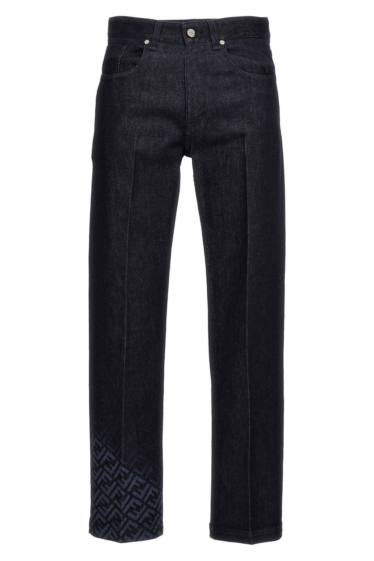 image of Fendi 'ff' Jeans in Blue, Men's (Size 30)