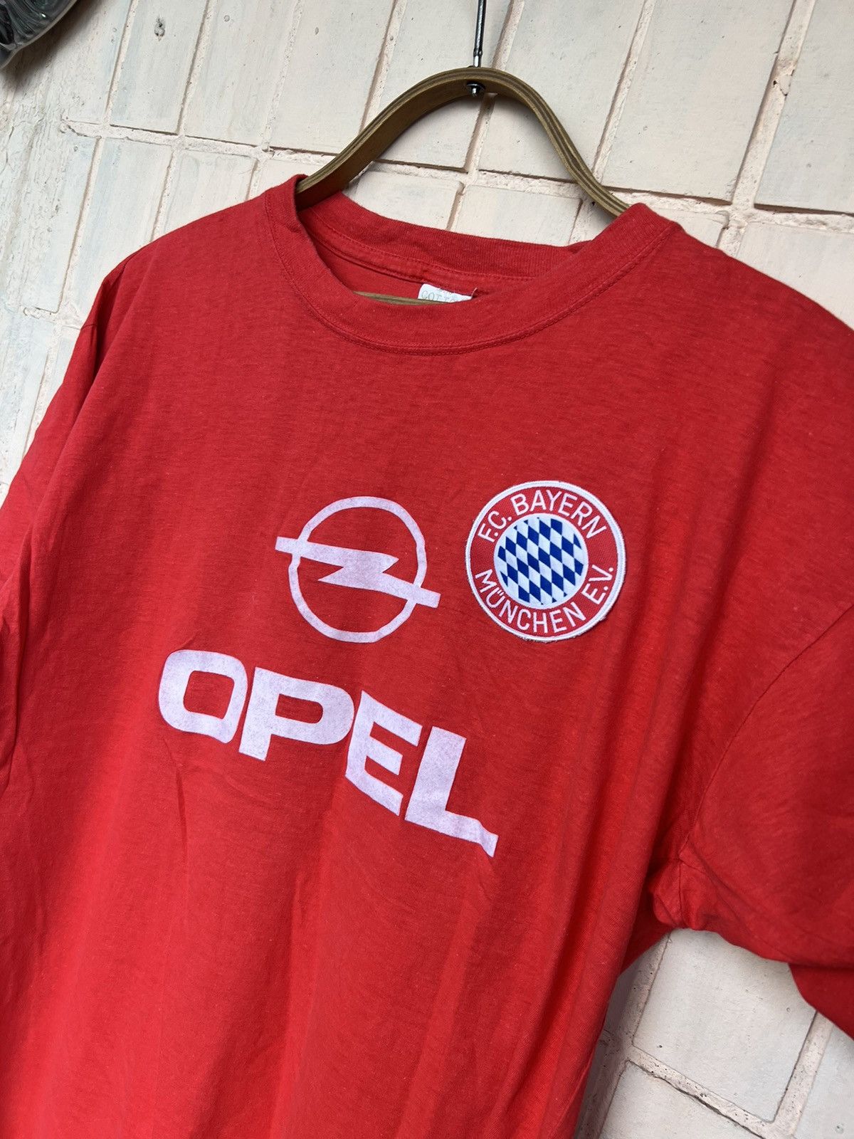 Vintage Vintage 80s Bayern Munich OPEL Soccer Football Shirts Size US M / EU 48-50 / 2 - 14 Thumbnail