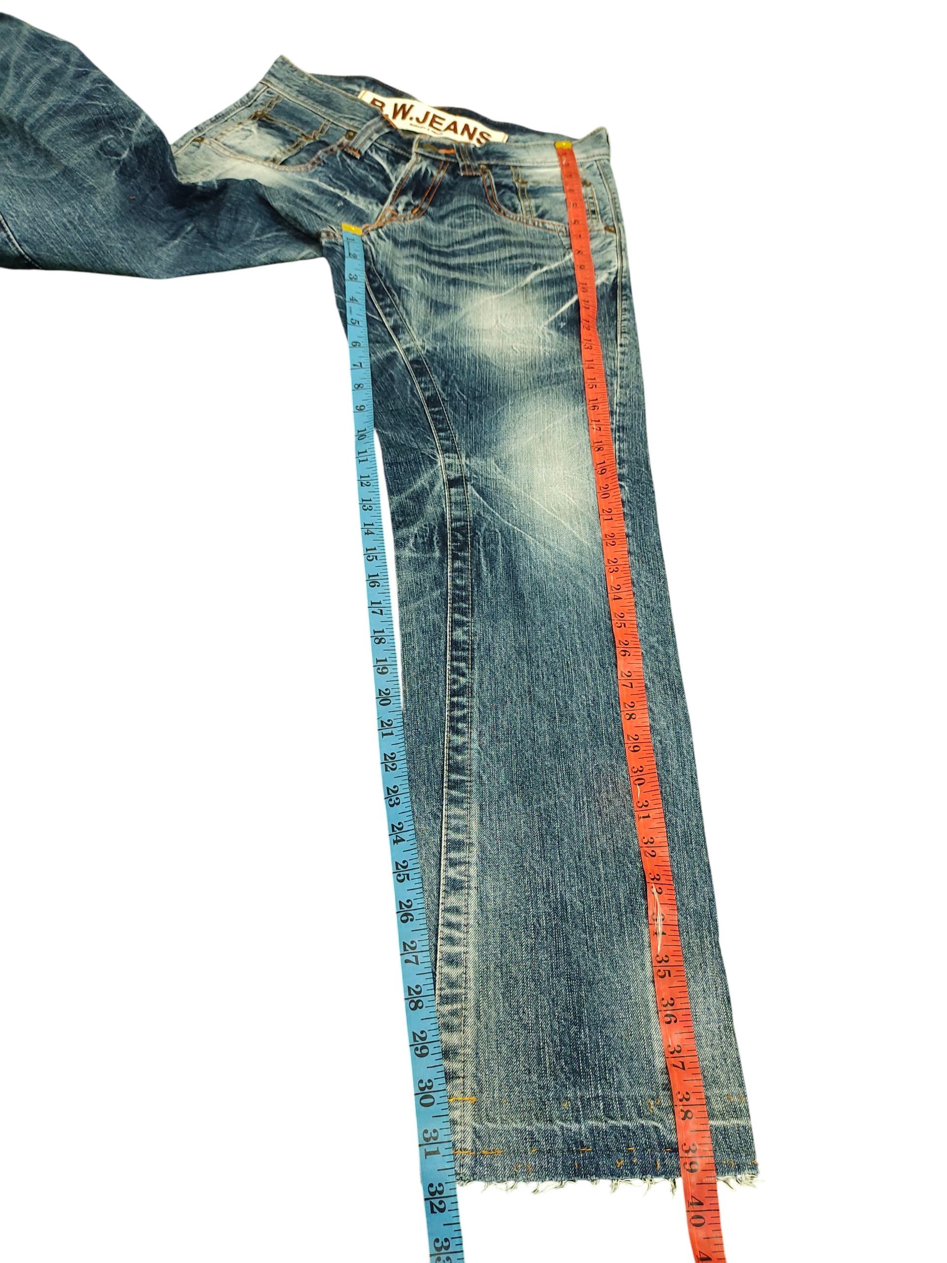 Undercover Vintage 90s Blue Way Clawmark Distress Faded Denim Jeans Size US 32 / EU 48 - 14 Thumbnail