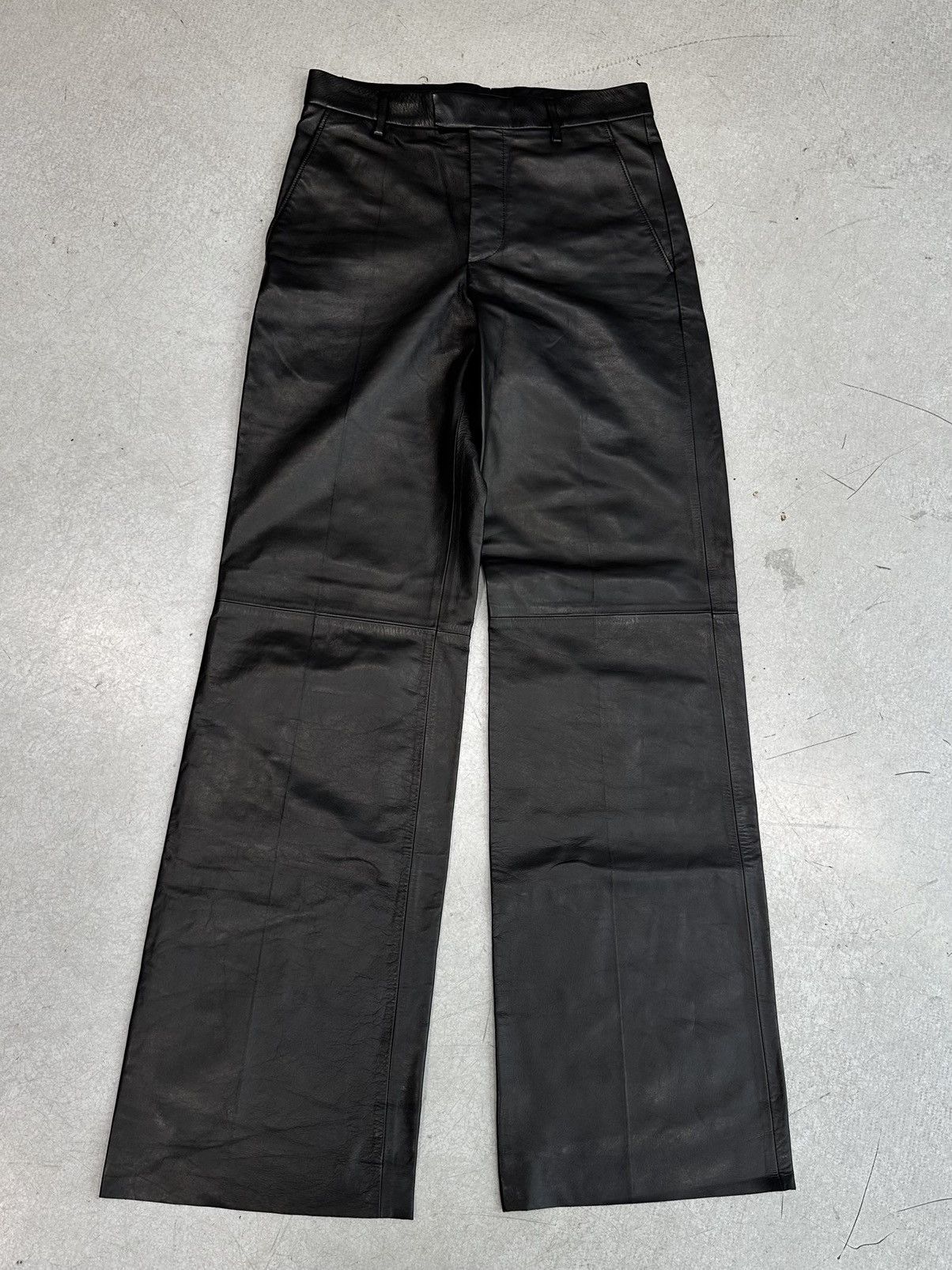 Ann Demeulemeester Ann Demeulemeester leather pants Size US 42 / EU 58 - 1 Thumbnail