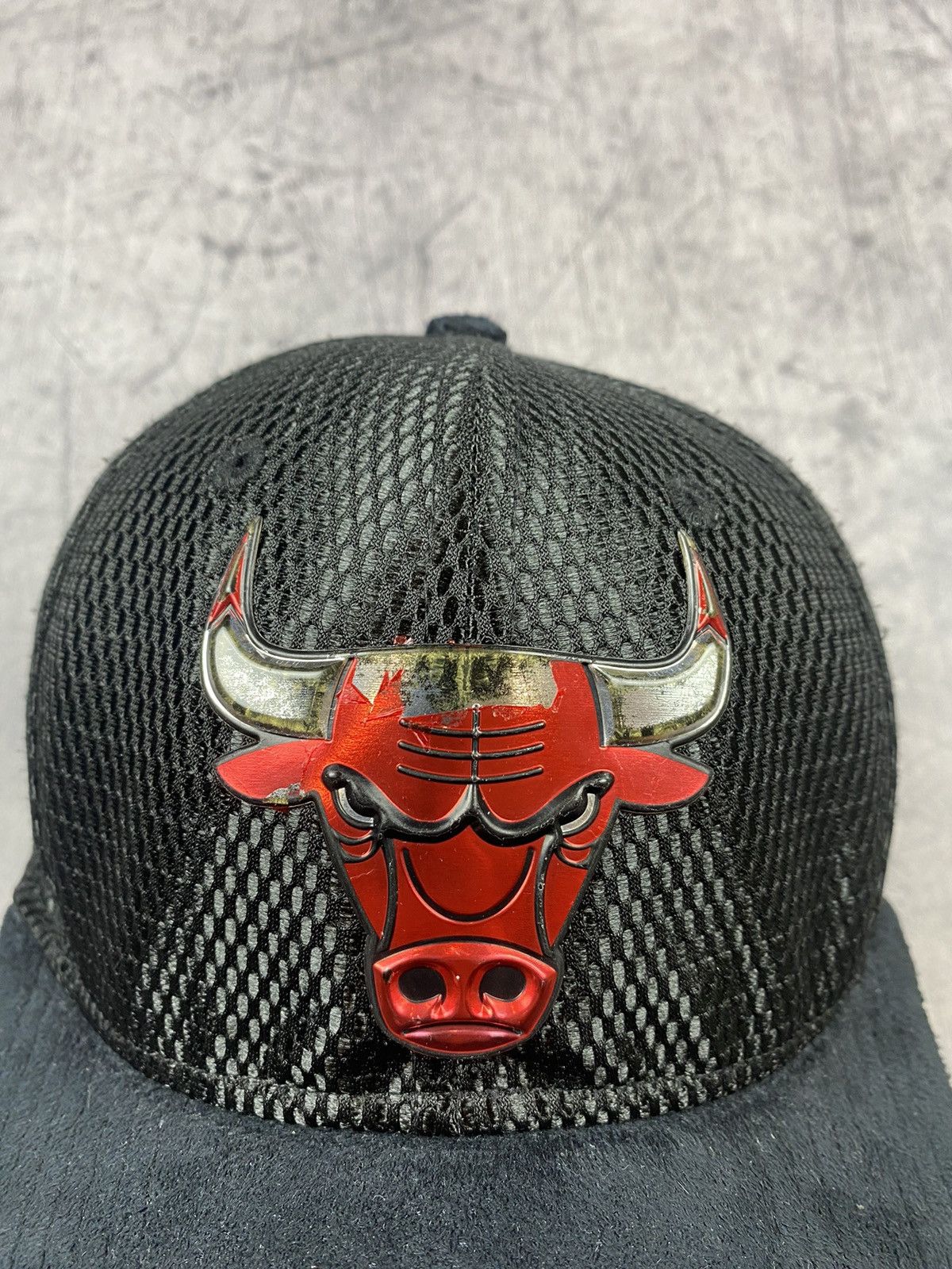 NBA × Vintage Vintage New Era Chicago Bulls NBA Basketball Cap Size ONE SIZE - 4 Thumbnail