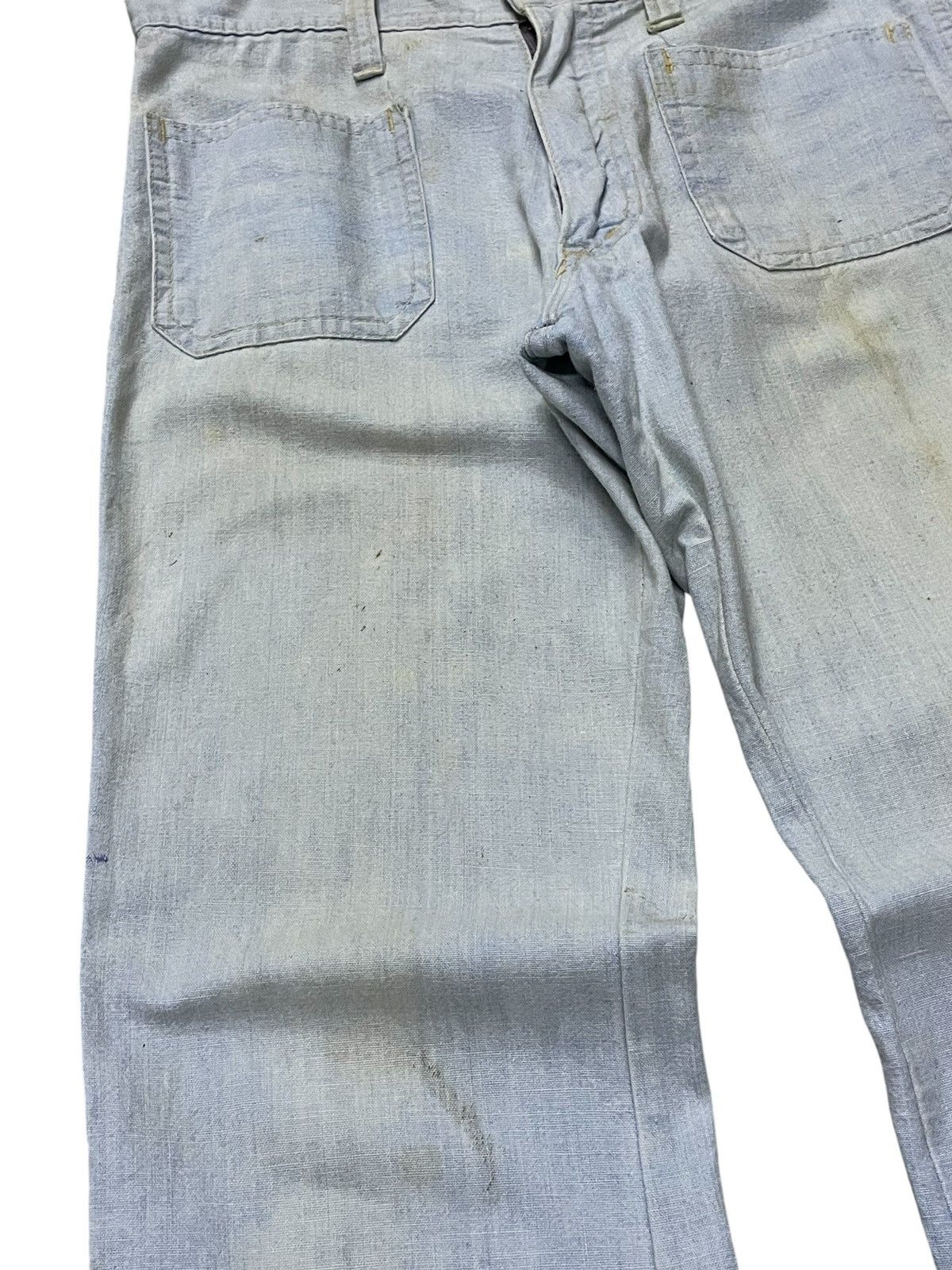 Hysteric Glamour × Japanese Brand Vintage 60s Bison Bell Bottom Denim Pants Size US 28 / EU 44 - 9 Thumbnail