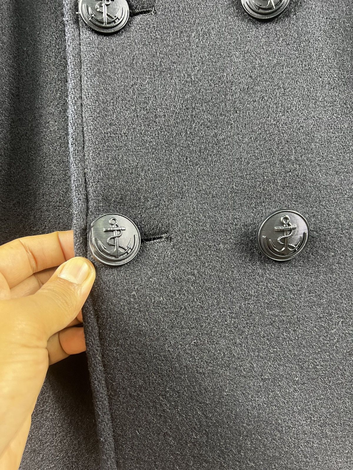 Japanese Brand 🔥 DELUXE CLOTHING STREET TAILOR MILITARY STYLE PEACOAT - M Size US S / EU 44-46 / 1 - 6 Thumbnail
