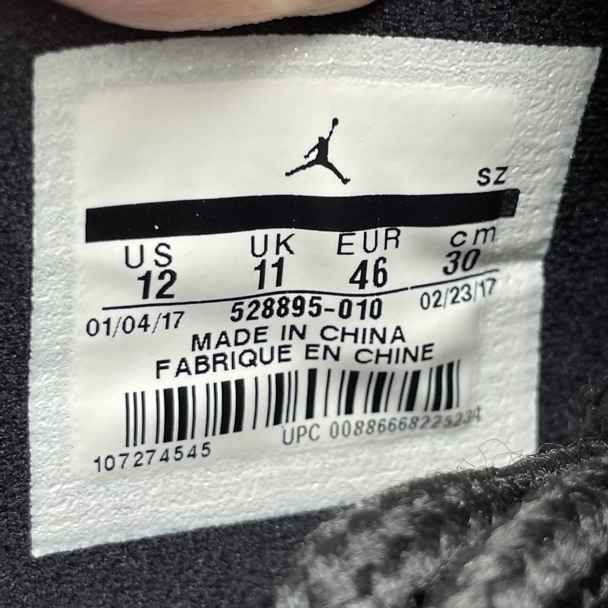 Jordan Brand × Nike Nike air Jordan 11 low Baron size 12 Size US 12 / EU 45 - 10 Thumbnail