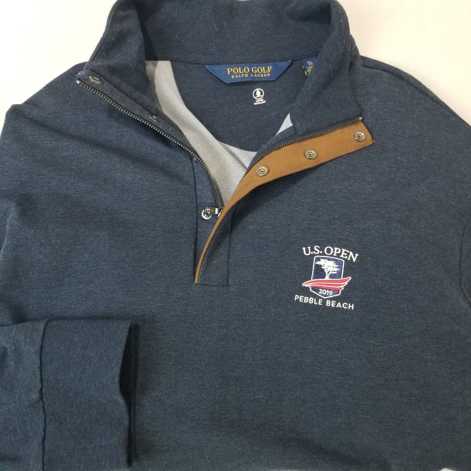 Polo Ralph Lauren Polo Golf Ralph Lauren Pullover XL Navy US Open Pebble Beach Size US XL / EU 56 / 4 - 2 Thumbnail