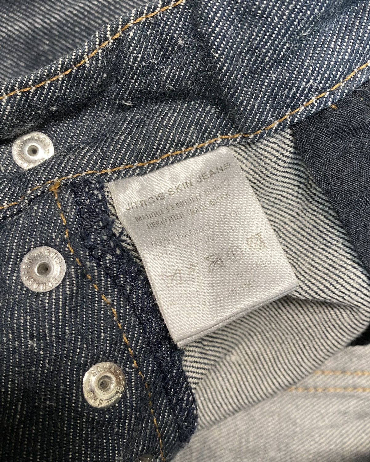 Designer × Jitrois Jitrois Archival Scorched Logo Bootcut flared jeans pants Size 27" / US 4 / IT 40 - 11 Thumbnail