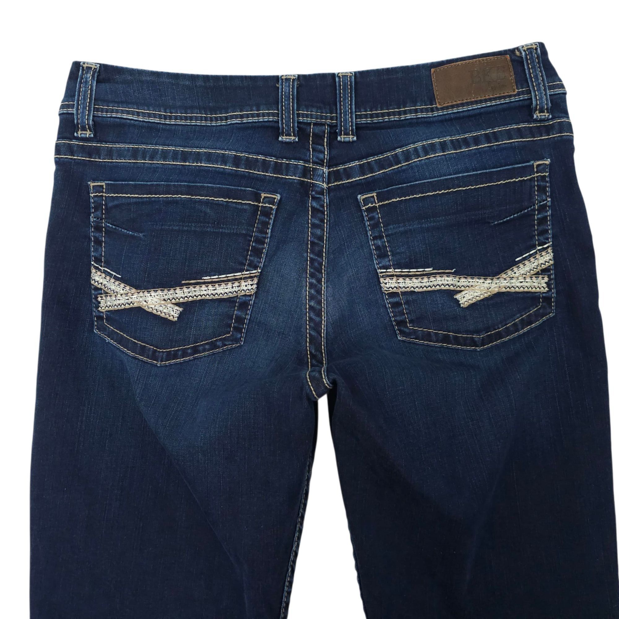 BKE BKE Dakota Boot Cut Jeans Womens Size 31 Mid Rise Dark Wash Size 31" - 11 Thumbnail