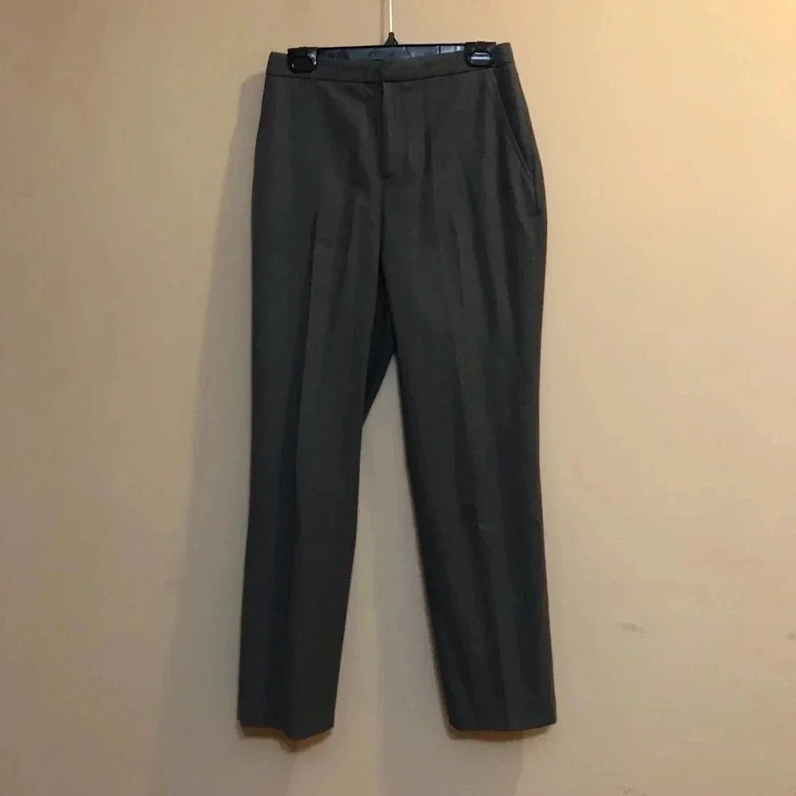 Ellen Tracy ELLEN TRACY Dress Pants SZ 2 Grey Wool Spandex Trousers Size 26" / US 2 / IT 38 - 1 Thumbnail