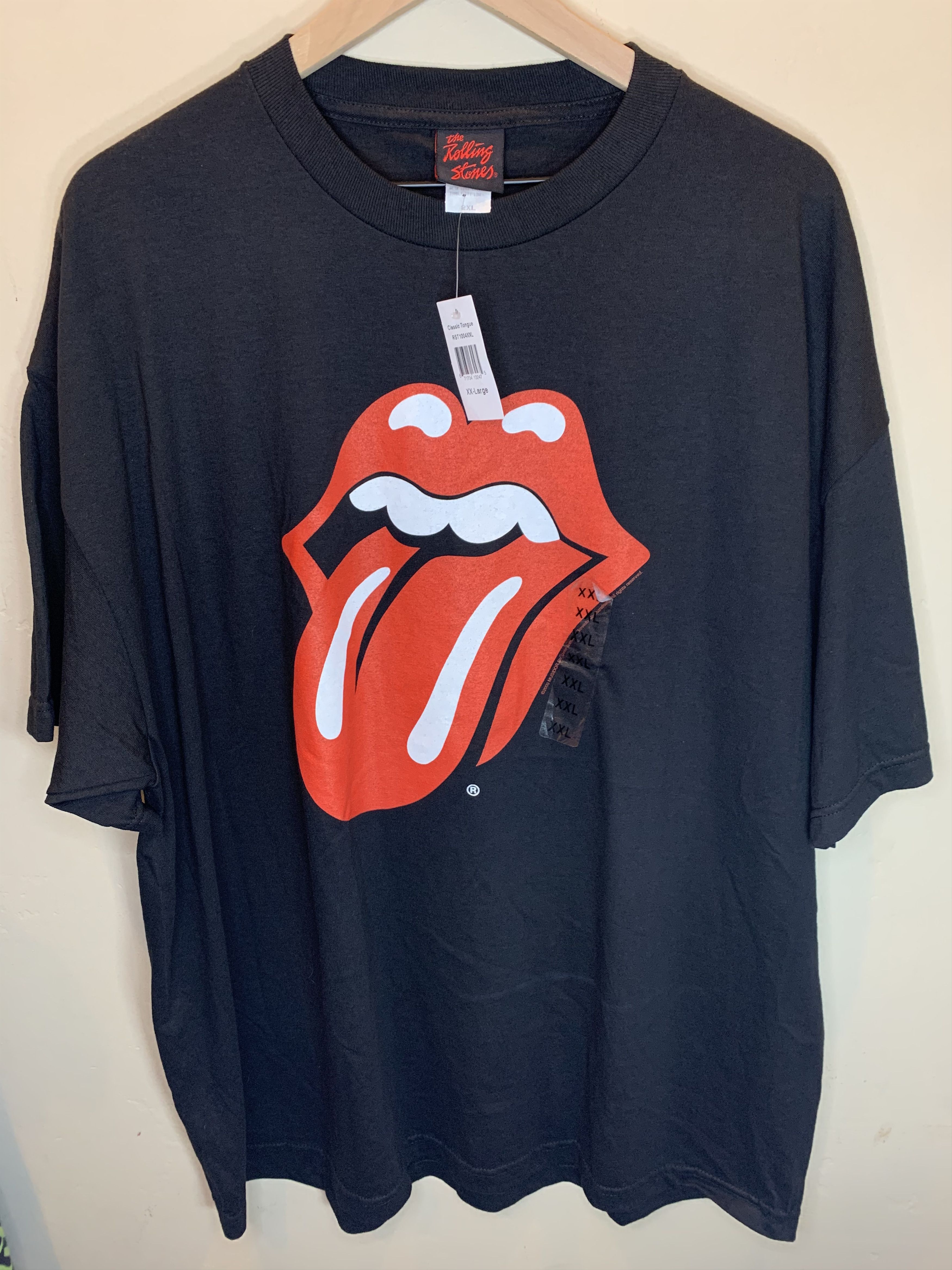 The Rolling Stones *RARE* Vintage The Rolling Stones Tongue Logo Y2K T-Shirt Size US XXL / EU 58 / 5 - 1 Thumbnail