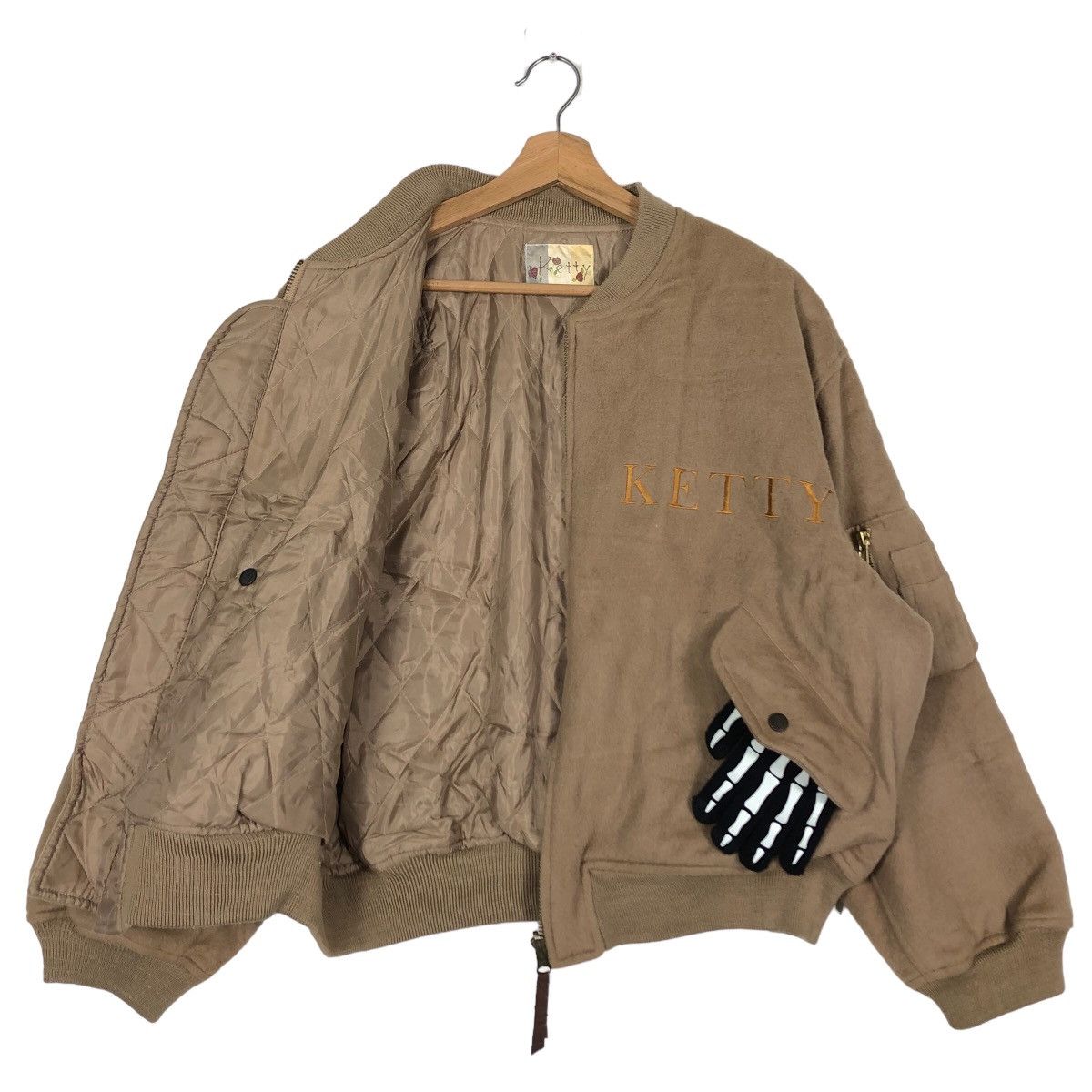 Japanese Brand 🔥Vintage Bomber Varsity Wool Jacket Ketty Issey Miyake Size US L / EU 52-54 / 3 - 9 Thumbnail