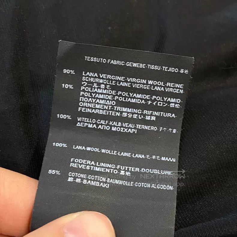 Saint Laurent Paris Saint Laurent Paris Gray Horsehair Patchwork Baseball Jack Size US M / EU 48-50 / 2 - 6 Thumbnail