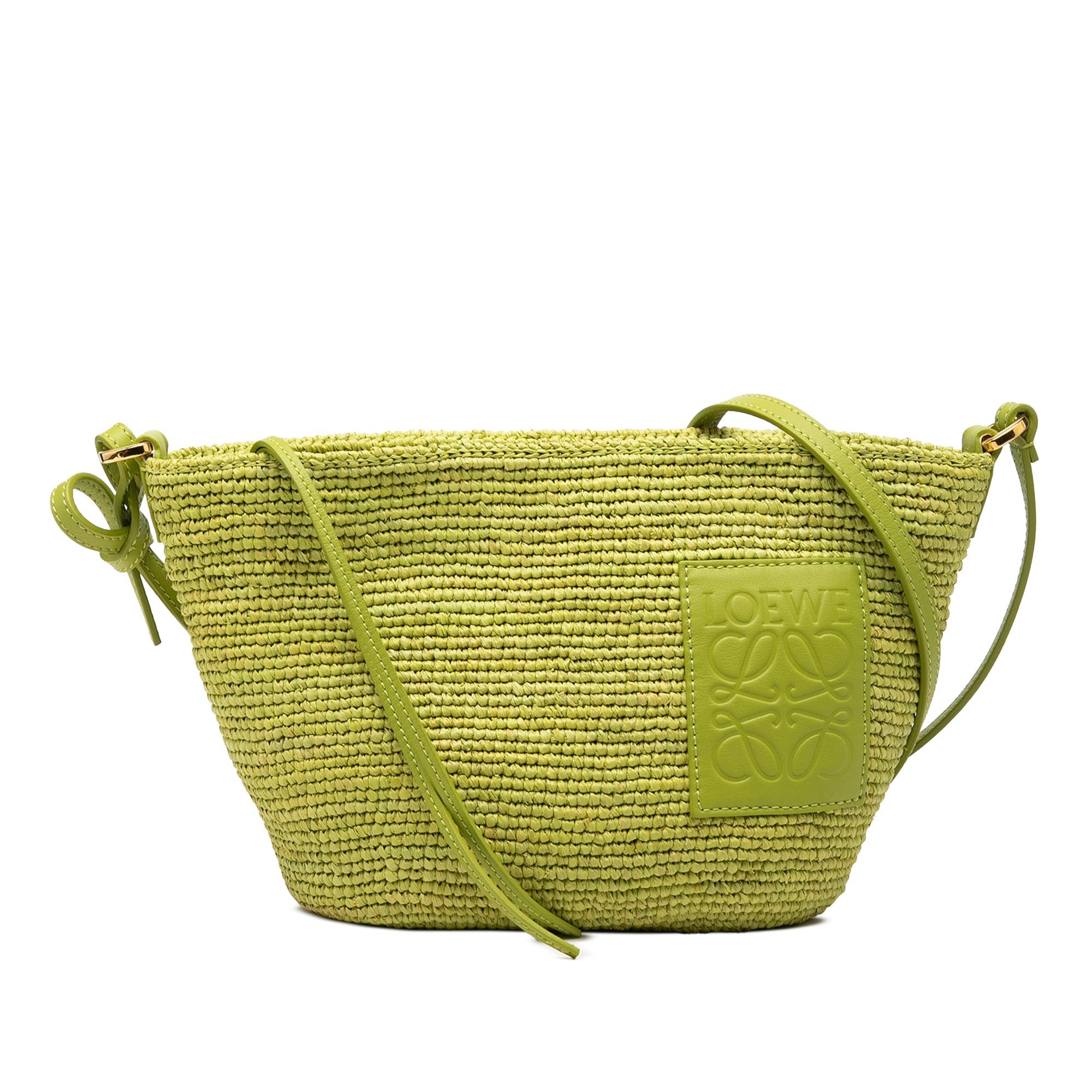 Loewe Paulas Ibiza Anagram Raffia Pochette Crossbody Size ONE SIZE - 1 Thumbnail