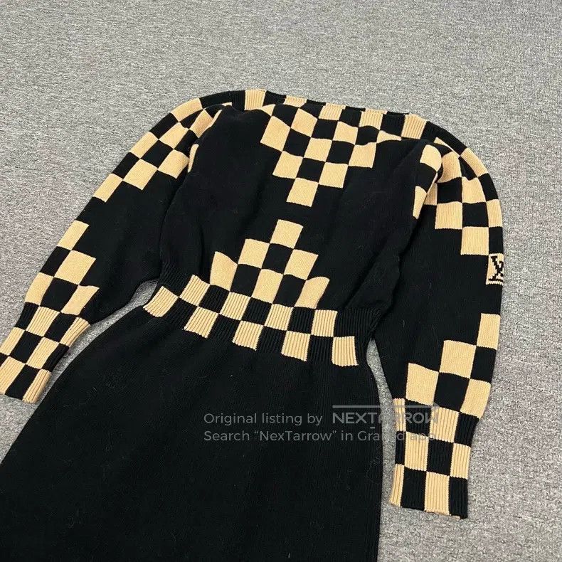 Louis Vuitton Louis Vuitton Checkerboard knit dress Size M / US 6-8 / IT 42-44 - 3 Thumbnail