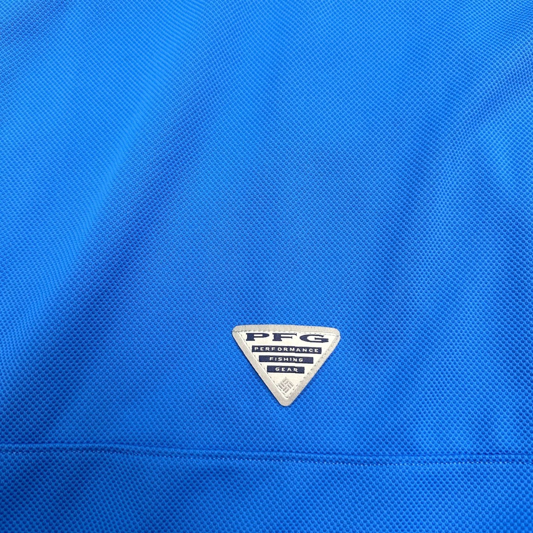 Vintage Columbia Polo Shirt Mens XL PFG Omni-Shade Short Sleeve Blue - Cast Fish Sport Outdoor Size US XL / EU 56 / 4 - 3 Thumbnail