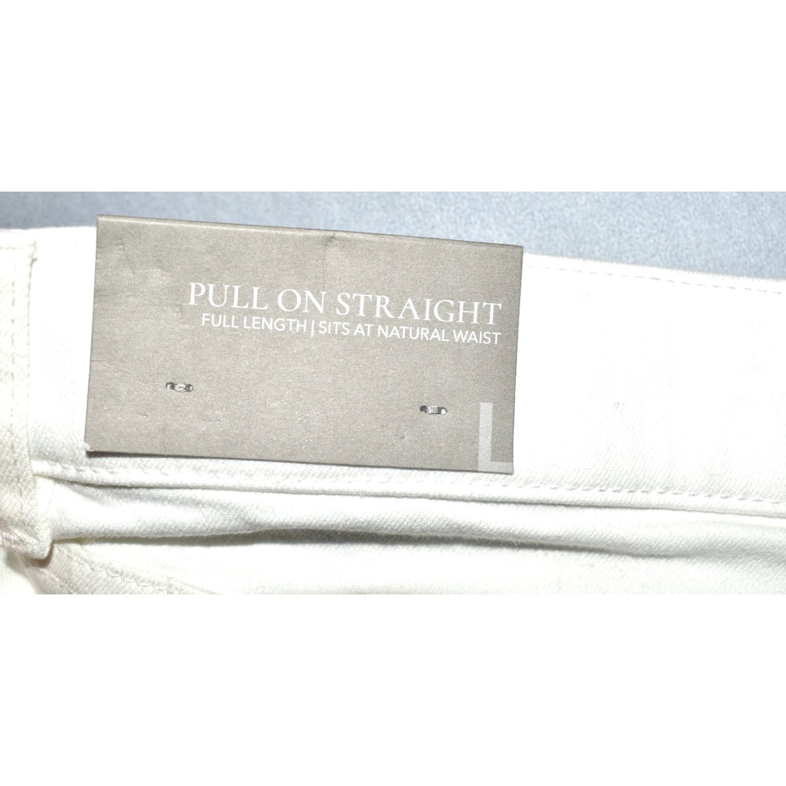 Soft Surroundings SOFT SURROUNDINGS White Floral Embroidery Sides Jeans Size L Size 34" / US 12 / IT 48 - 5 Thumbnail